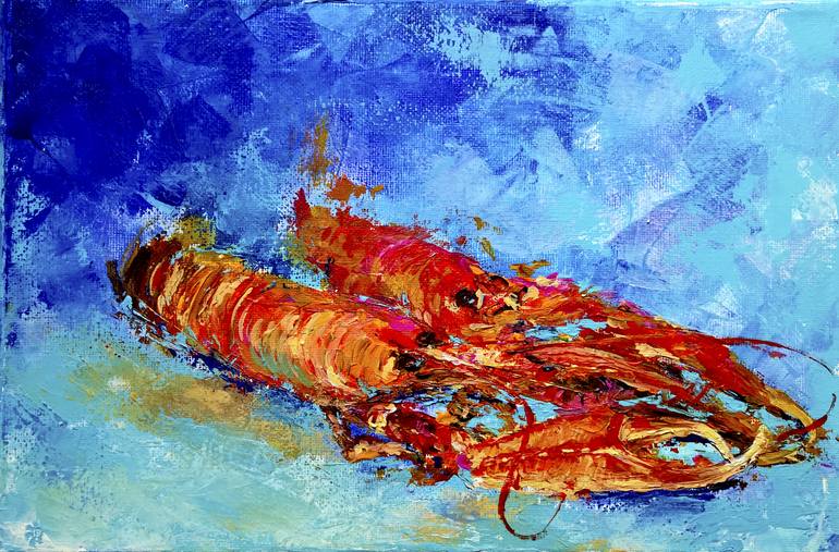 Red langoustines